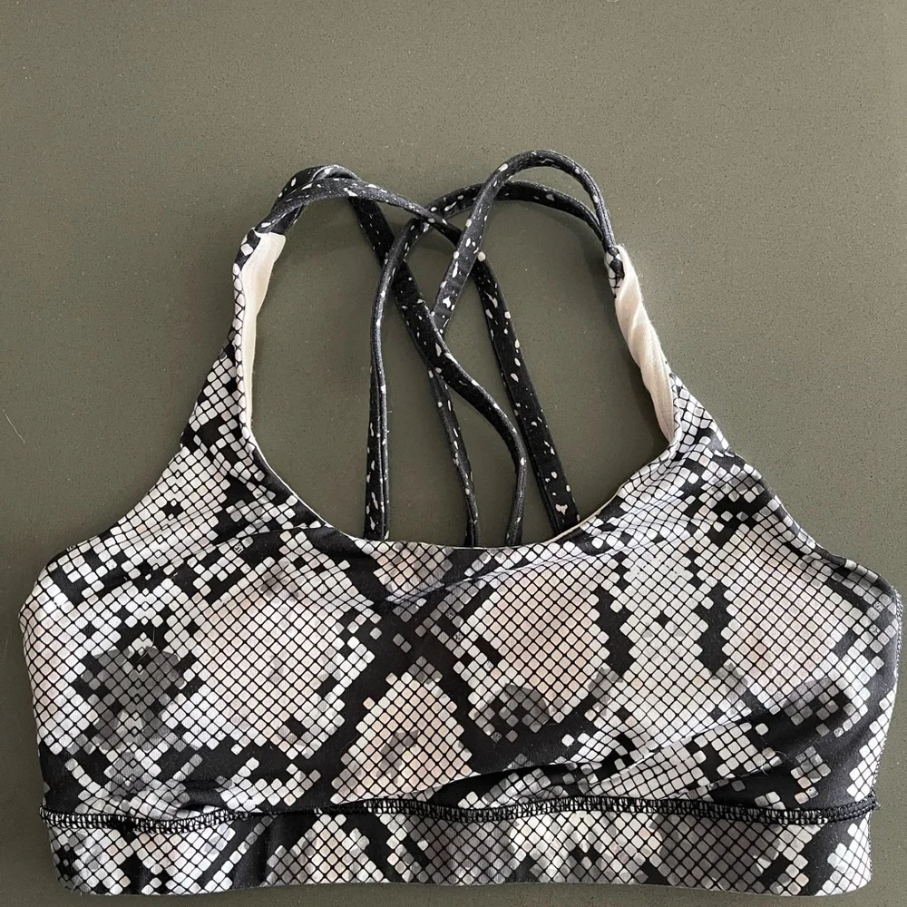 Lululemon Snake Print Energy Sports Bra - Picture 4 of 5